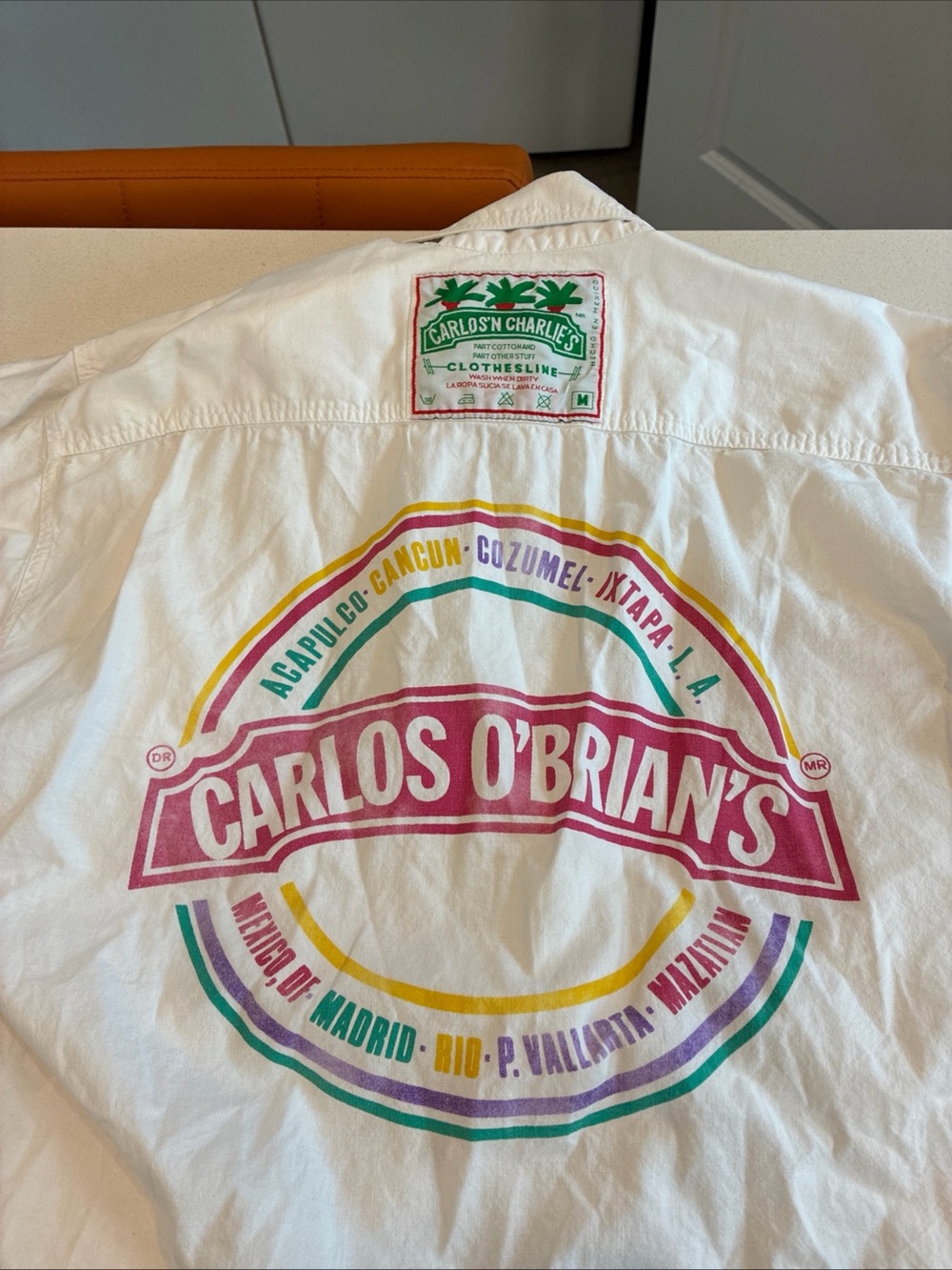 Vintage 1990’s Carlos O'Brian's Short Sleeve Button Down Shirt